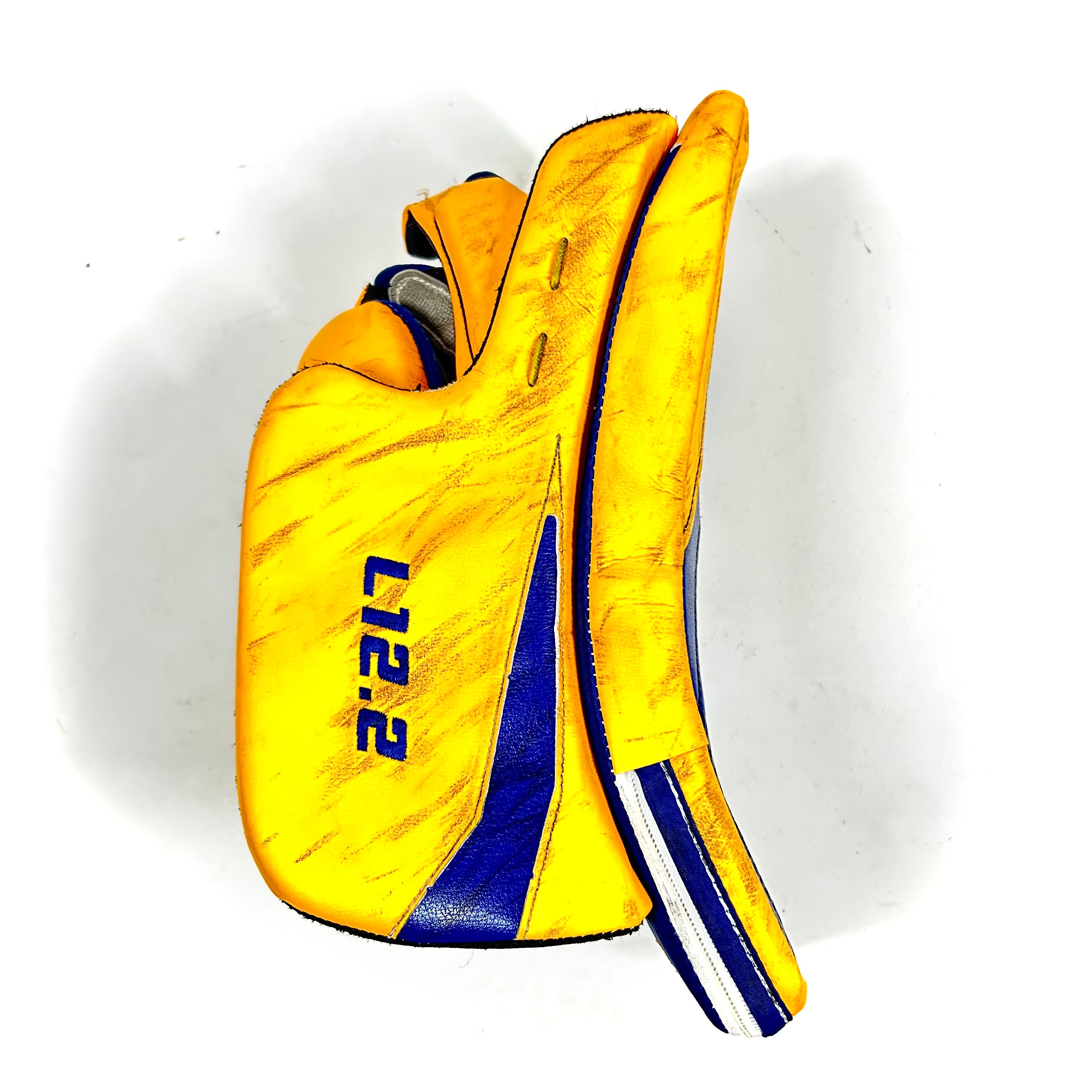 True L12.2 - Bloqueur de gardien de but Pro Stock d'occasion (jaune/bleu)